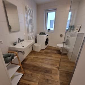 Koupelna v ubytování Ferienwohnung Amelie