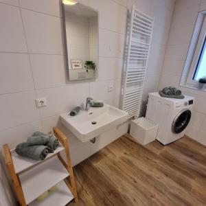 Koupelna v ubytování Ferienwohnung Amelie