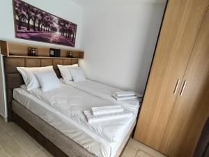 Postel nebo postele na pokoji v ubytování Kumov konak
