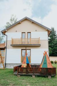 Budova, kde se vila nachází
