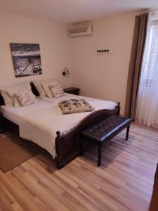 Postel nebo postele na pokoji v ubytování Old House - Ferienhaus