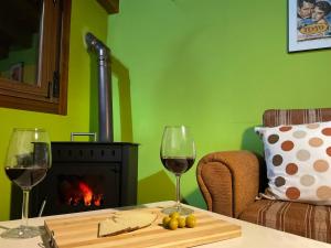 Napoje w obiekcie Tranquila casita de invitados en Vigo con chimenea
