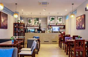 Istumisnurk majutusasutuses Indra Hotel