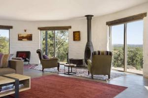 Μια τηλεόραση ή/και κέντρο ψυχαγωγίας στο Lithia Guest House - Daylesford Region