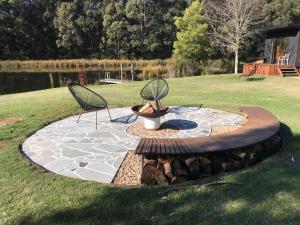 Wombat Edge - Daylesford Region外面的花园