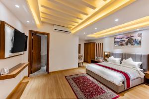 Voodi või voodid majutusasutuse Hotel Ama-La, Thamel, Kathmandu toas