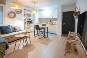 Kuchyň nebo kuchyňský kout v ubytování Apartamento La Habanera de Cadiz