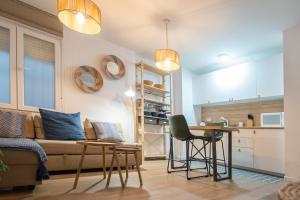 Kuchyň nebo kuchyňský kout v ubytování Apartamento La Habanera de Cadiz