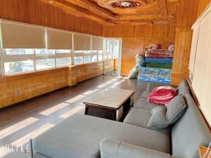 Χώρος καθιστικού στο Thanh Anh Hotel Da Lat