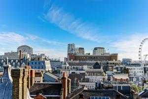 panoramę miasta z diabelskim kołem w tle w obiekcie The Z Hotel Covent Garden w Londynie