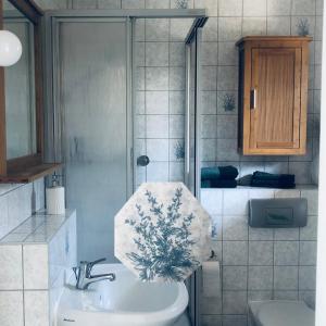 Ванна кімната в Ferienwohnung Shakira