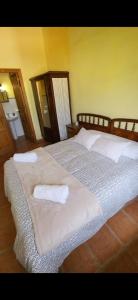Postel nebo postele na pokoji v ubytování Casa Rural La Severina