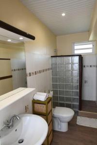 Koupelna v ubytování 972D1 - Résidences Tamarin Haut de villa Tamarin 200m2 vue panoramique