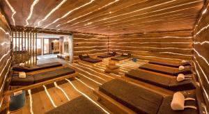 Kúpele alebo wellness v ubytovaní Cyprianerhof Dolomit Resort