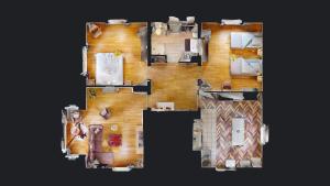 Půdorys ubytování Appartement Le Passage - Ostheim