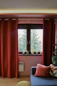 Istumisnurk majutusasutuses Apartman Dream