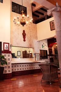 The lobby or reception area at Hotel el Carmen