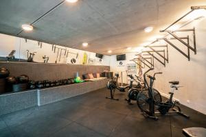 Fitness centrum a/nebo fitness zařízení v ubytování Camping de l'Orangerie de Lanniron