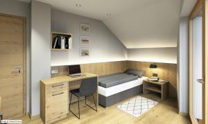 Posteľ alebo postele v izbe v ubytovaní Appartements Pedescin