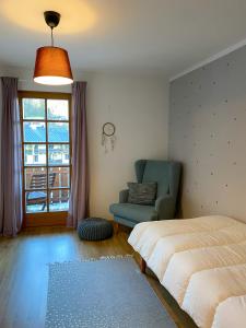 Posezení v ubytování Ferienwohnung Nonntal