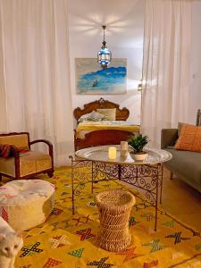 Posezení v ubytování Casa Amigos - La Viña