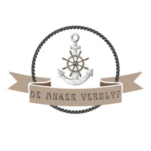 an illustration of an anchor and a ribbon with the words be under yourselves at De Anker Verblyf in Olifantshoek