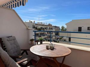 Balkón nebo terasa v ubytování South facing 1 bed apartment, near beach