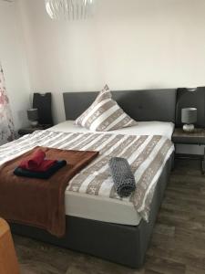Postel nebo postele na pokoji v ubytování Plön - Traumhafter Seeblick