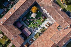 A garden outside Atena Dolce Vita