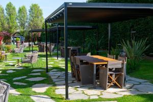 A garden outside Atena Dolce Vita