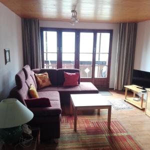 Posezení v ubytování Chalet-Schümli Maisonette