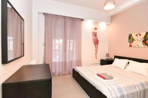 Posteľ alebo postele v izbe v ubytovaní Excellent apartment luxuriously renovated