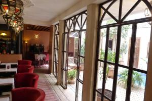 Posezení v ubytování Riad Belle Epoque