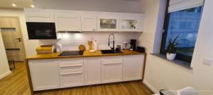 Kuchyňa alebo kuchynka v ubytovaní Apartament Na Szlaku