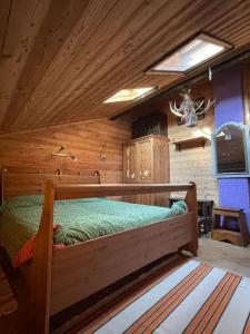Postel nebo postele na pokoji v ubytování Masetto Savelle - Vivere come in una fiaba