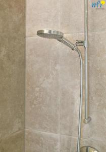 Koupelna v ubytování Töwerhus - Wohnung Muschel