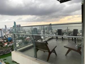 Balkón nebo terasa v ubytování Altair Colombo - View, Location, Ultra Luxury!