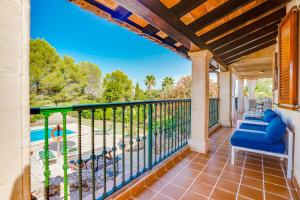 Balkón alebo terasa v ubytovaní Finca LA CASETA Pollensa by Mallorca Villa Selection