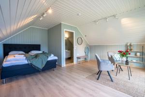 Postel nebo postele na pokoji v ubytování Topcamp Havblikk - Helgeland