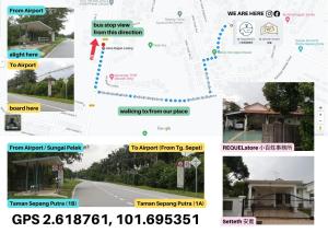 a map of the approximate location of a property at REQUELstore in Sungai Pelik