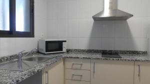Kuchyňa alebo kuchynka v ubytovaní Apartamentos Oasis Benidorm
