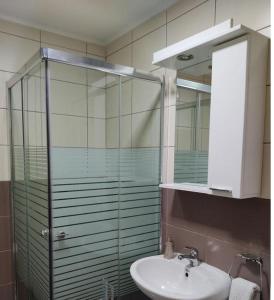 Koupelna v ubytování Apartman Maja