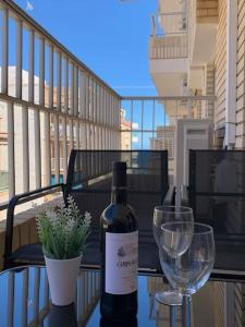 Balkon lub taras w obiekcie Apartament Claro