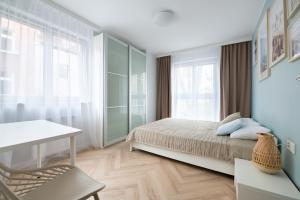 Posteľ alebo postele v izbe v ubytovaní Happy Stay Comfort Apartment By the Beach