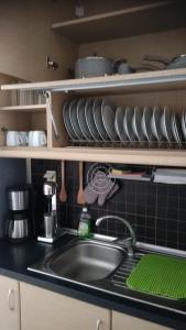 Kuchyňa alebo kuchynka v ubytovaní Iris Deluxe Suites 1