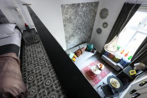 Łóżko lub łóżka w pokoju w obiekcie Native Apartments Studencka 25