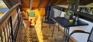 Ruang duduk di Ferienwohnung Funk +20 gambar
