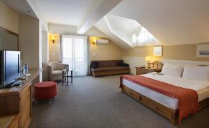 TV a/nebo společenská místnost v ubytování Dedeman Palandoken Ski Lodge Hotel