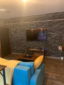 TV a/nebo společenská místnost v ubytování Apartmány City 2