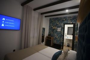 TV/trung tâm giải trí tại Hostal Rural Santa Habitaciones Aldea del Rocío